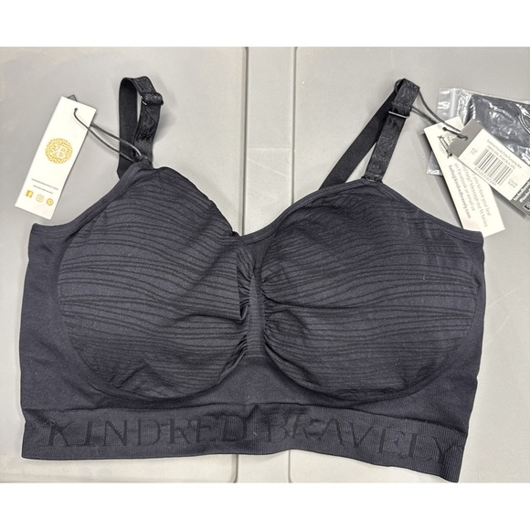 NWT Kindred Bravely Sublime Hands Free Pumping Nursing Bra, Size XXL, Black - Picture 5 of 12